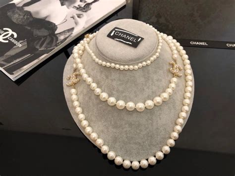 high quality replica chanel pearl necklace